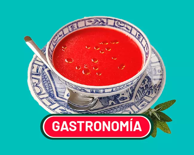sopa de sandía y tomate