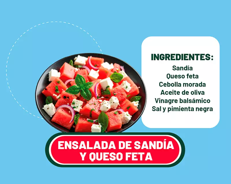Wassermelonen-Feta-Salat